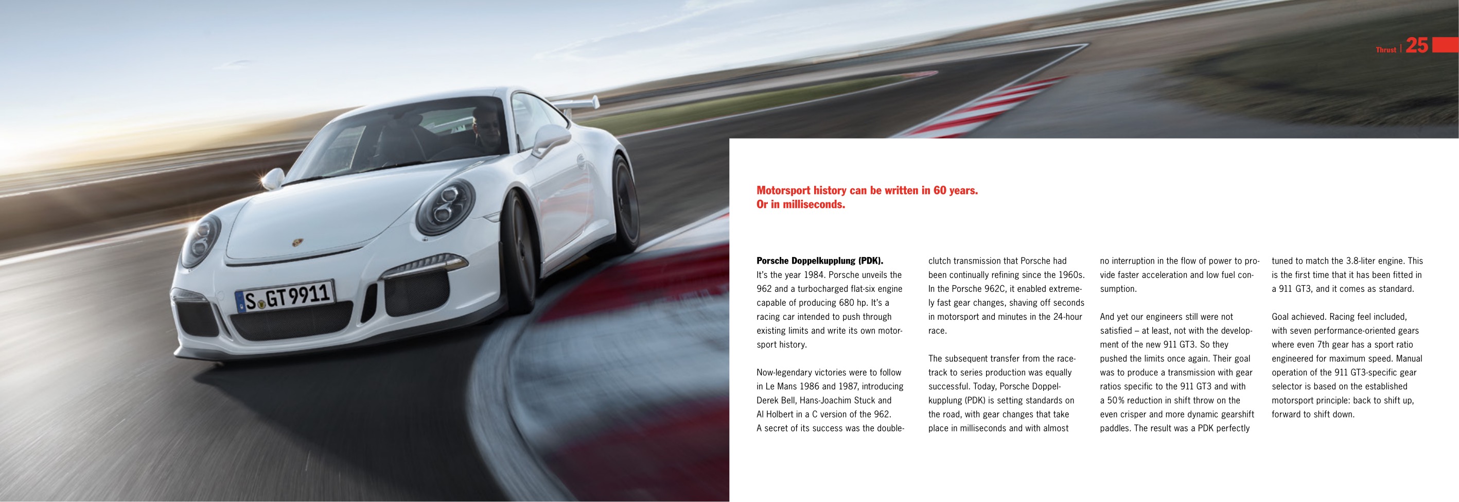 2014 Porsche 911 GT3 Brochure Page 17